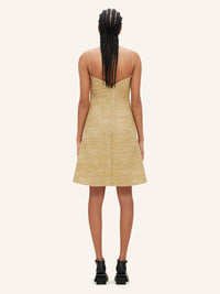 ELLIPSE RAFFIA MINI DRESS-36