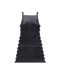 8pcs NEW / MINI ROBE MULTI SANGLES EN VINYLE  - Black