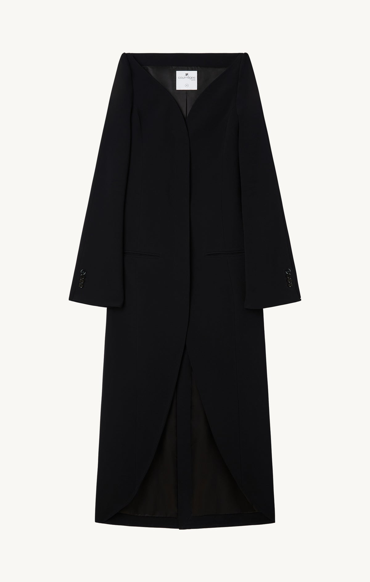 ELLIPSE HERITAGE CREPE LONG DRESS-36
