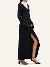 Robe Ellipse Héritage en crêpe - Black
