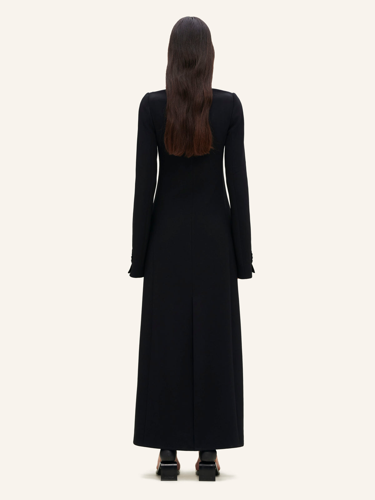 ELLIPSE HERITAGE CREPE LONG DRESS-36