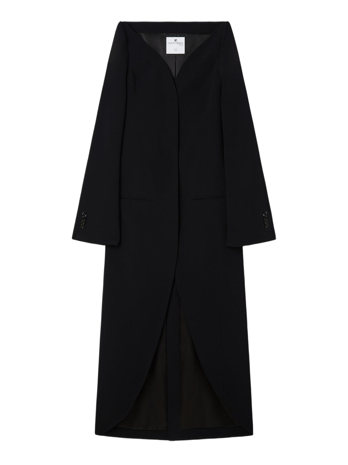 PRIX MARQUE : 350 / ELLIPSE HERITAGE CREPE LONG DRESS-36