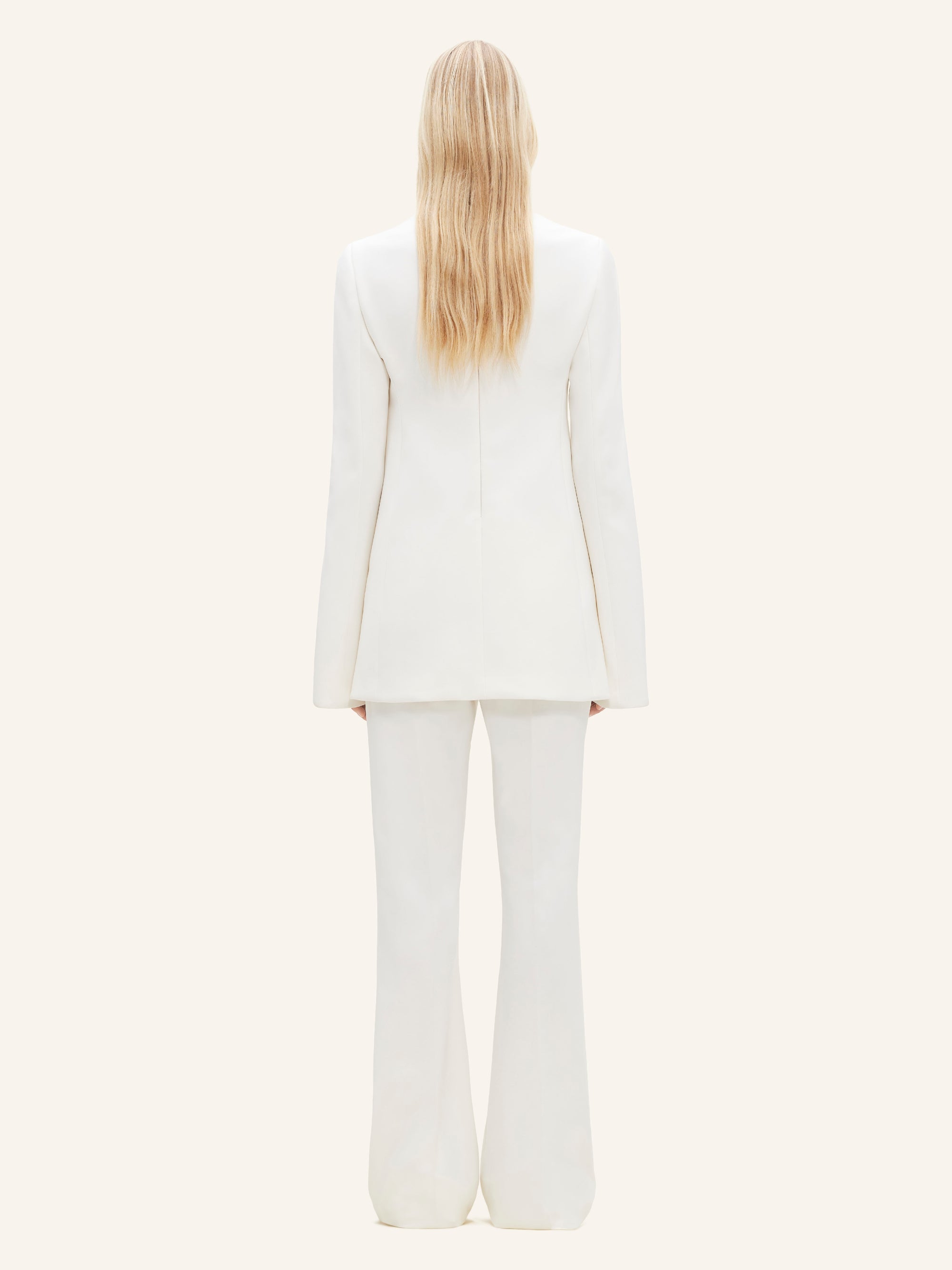 1pcs NEW / TUNIQUE TAILLEUR DÉCOUPÉE - Heritage white