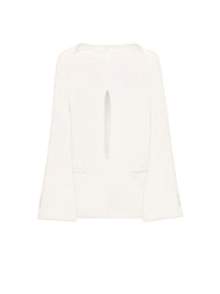 1pcs NEW / TUNIQUE TAILLEUR DÉCOUPÉE - Heritage white