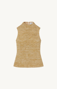 PRIX MARQUE : 110 / HIGH NECK RAFFIA TOP-36