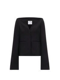 11pcs NEW / VESTE TAILLEUR ELLIPSE HÉRITAGE EN CRÊPE  - Black