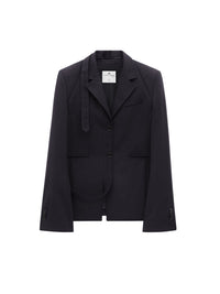 10pcs NEW / VESTE TAILLEUR MODULAR EN LAINE - Black