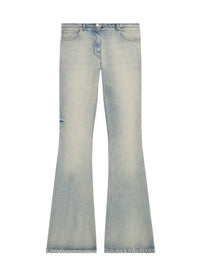 54pcs NEW / PANTALON BOOTCUT RELAX EN DENIM - Light blue wash