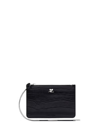 42pcs NEW / PORTE MONNAIE AC CROCO - Black