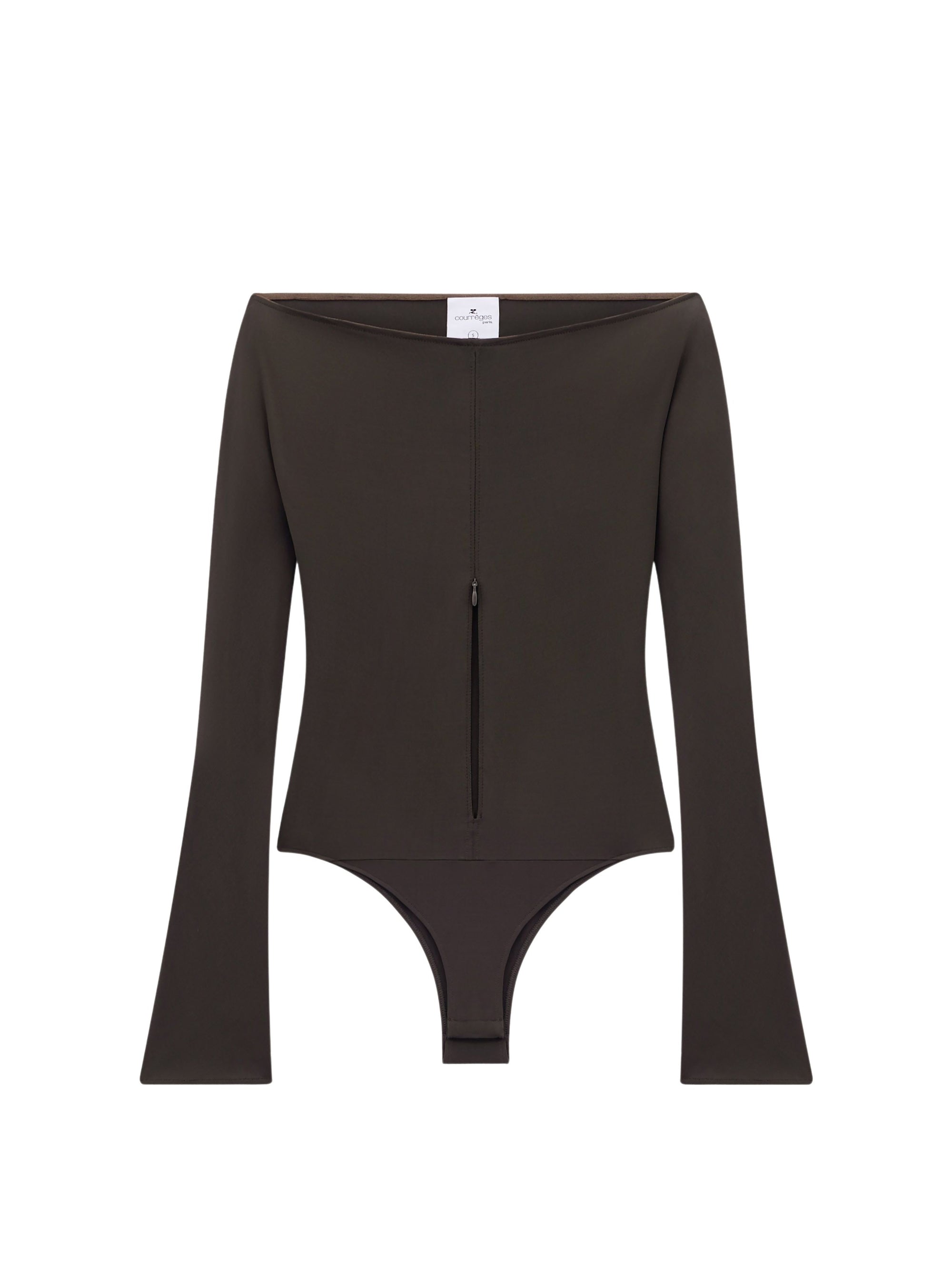 9pcs NEW / BODY GOUTTE EN CRÊPE JERSEY - Mud brown