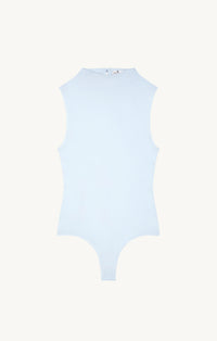 HIGH NECK SS CREPE JERSEY