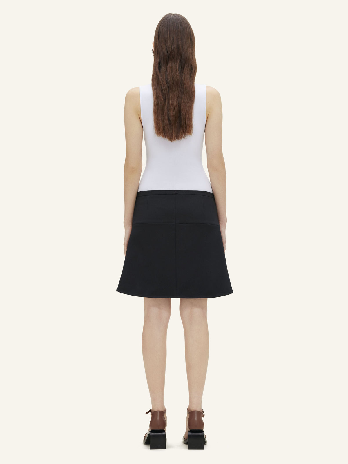 PRIX MARQUE : 80 / HIGH NECK SS CREPE JERSEY