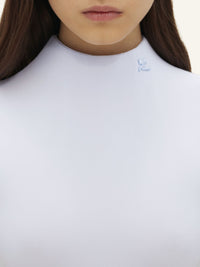 PRIX MARQUE : 80 / HIGH NECK SS CREPE JERSEY