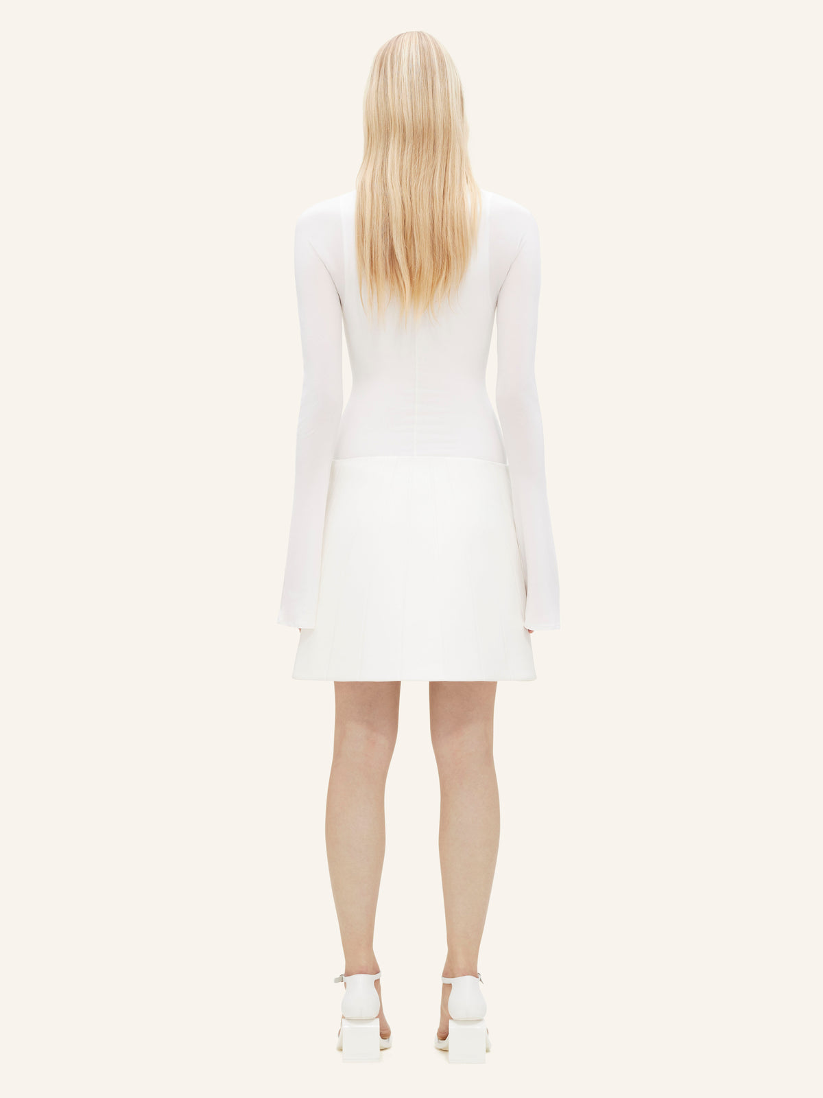 HIGH NECK CREPE JERSEY