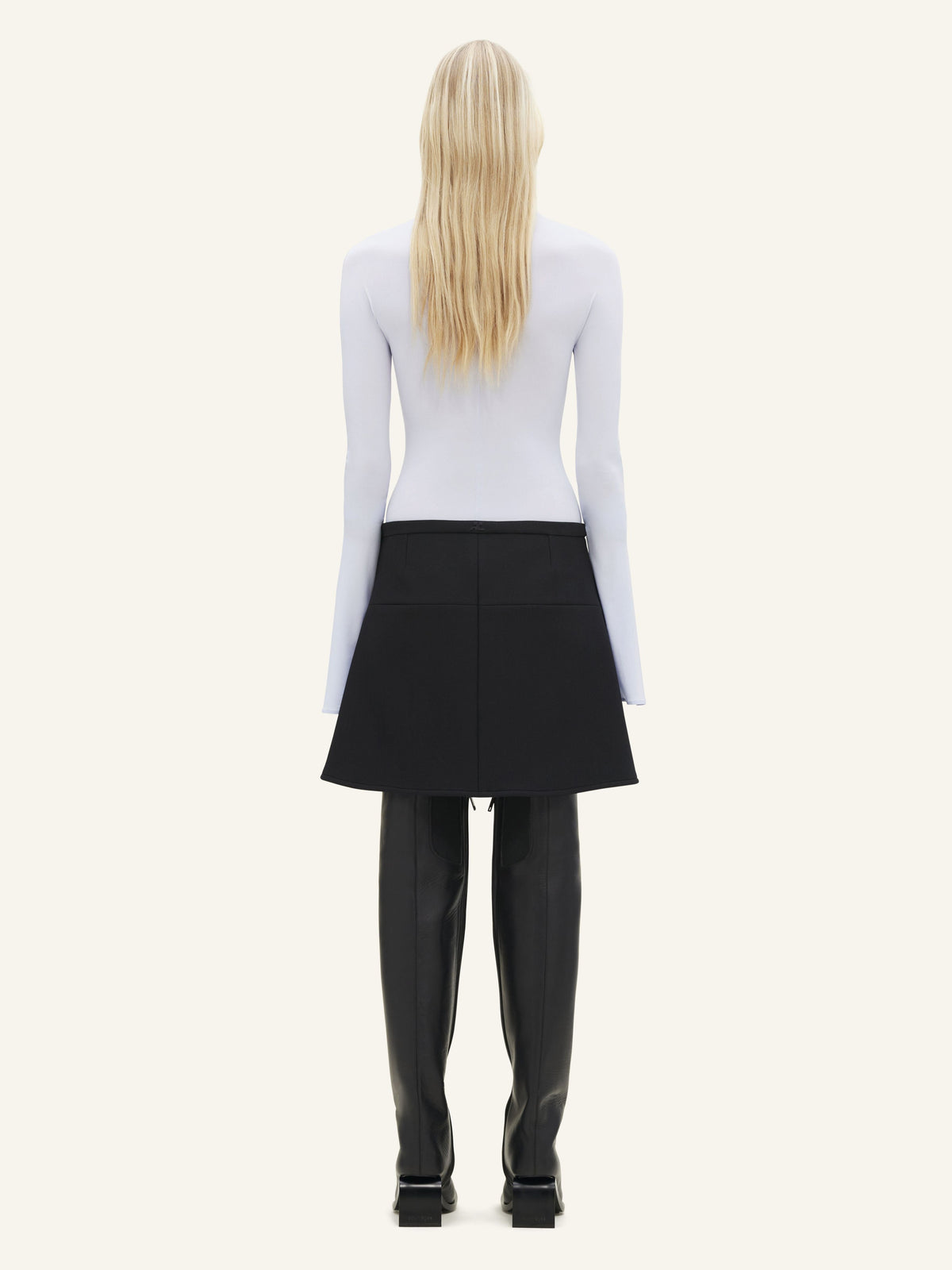 PRIX MARQUE : 100 / HIGH NECK CREPE JERSEY