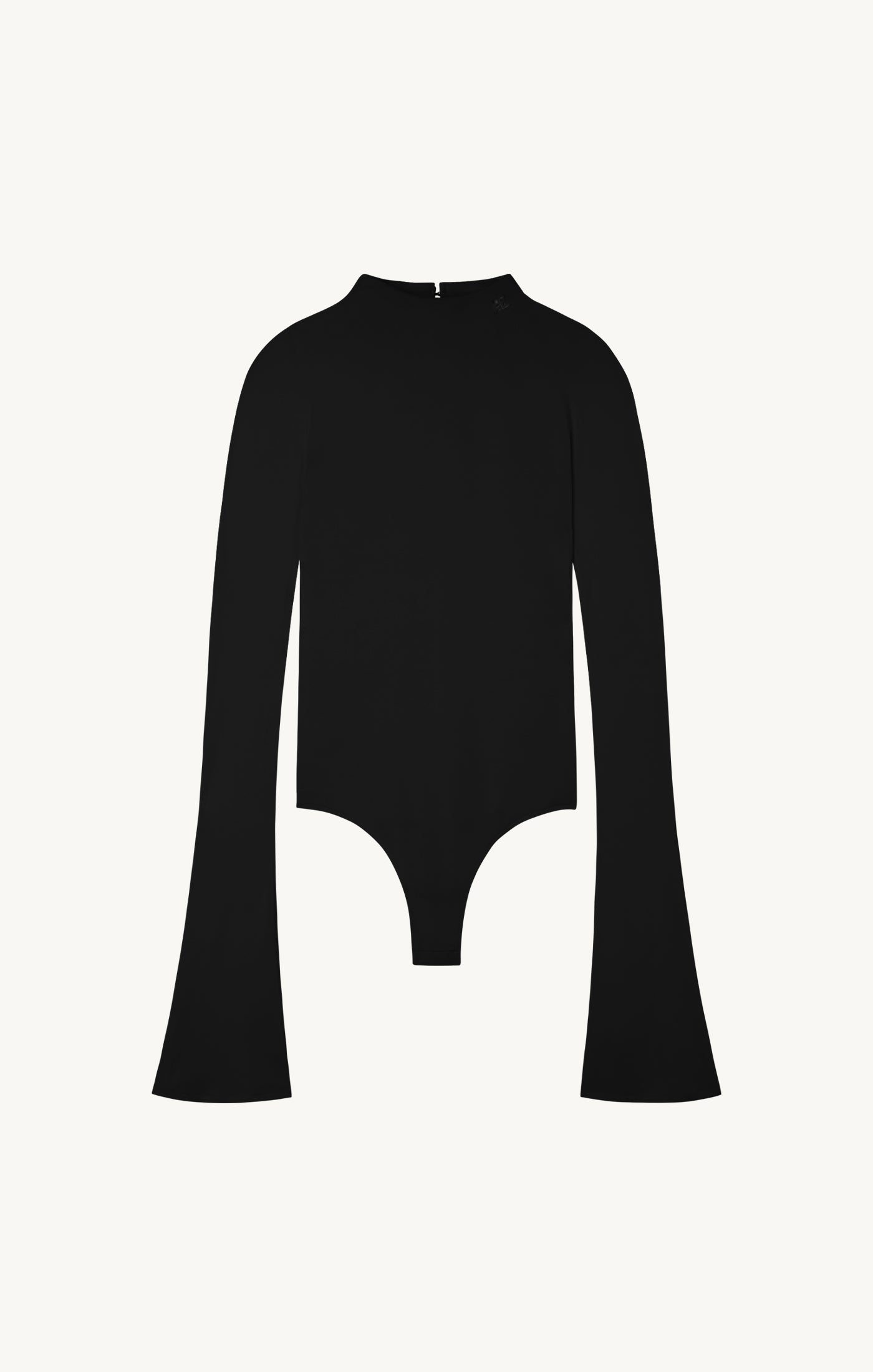 HIGH NECK CREPE JERSEY