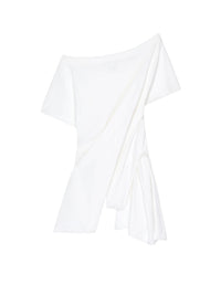 100pcs NEW / BODY COL BATEAU EN COTON - Heritage white