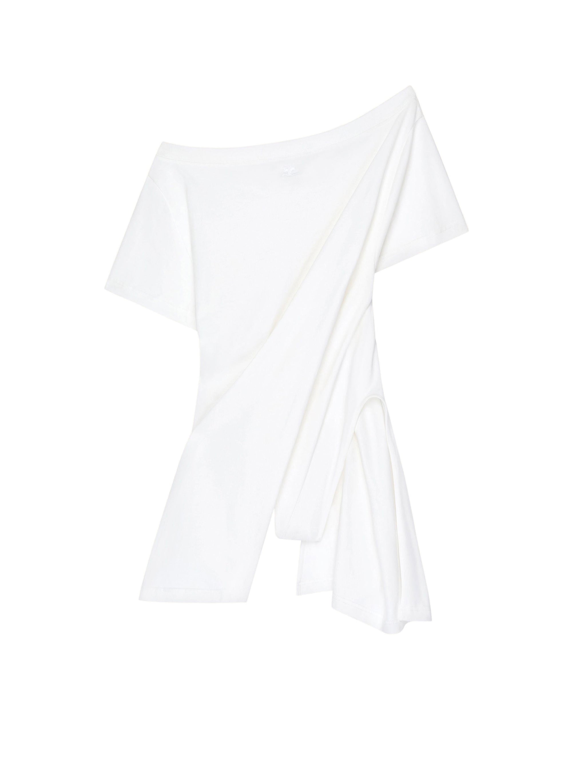 100pcs NEW / BODY COL BATEAU EN COTON - Heritage white