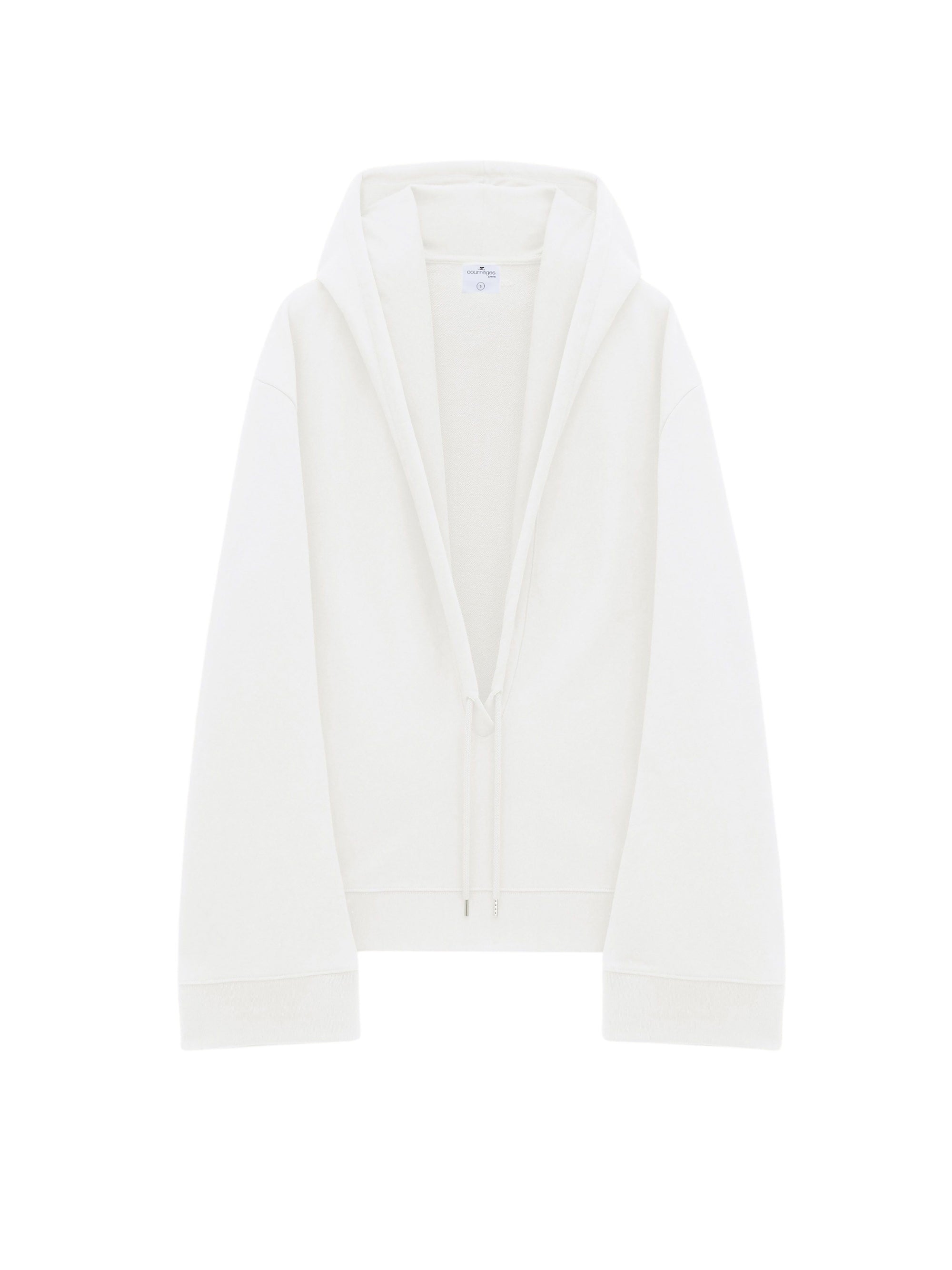 19pcs NEW / HOODIE HYPERBOLE EN MOLLETON - Heritage white