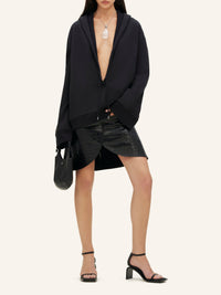 23pcs NEW / HOODIE HYPERBOLE EN MOLLETON - Black