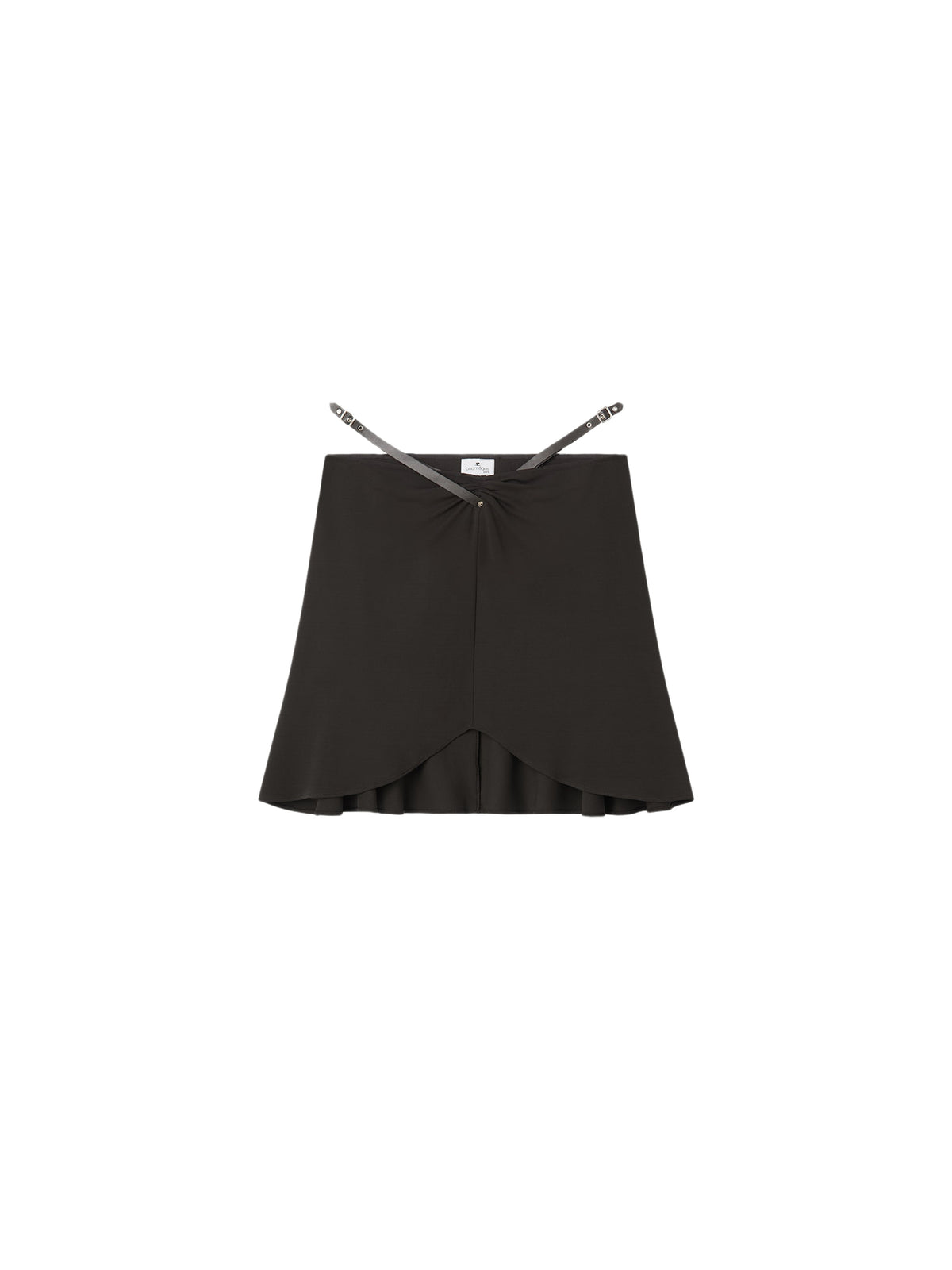 Jupe mini Slash Ellipse - Mud Brown