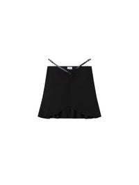 Jupe mini Slash Ellipse - Black