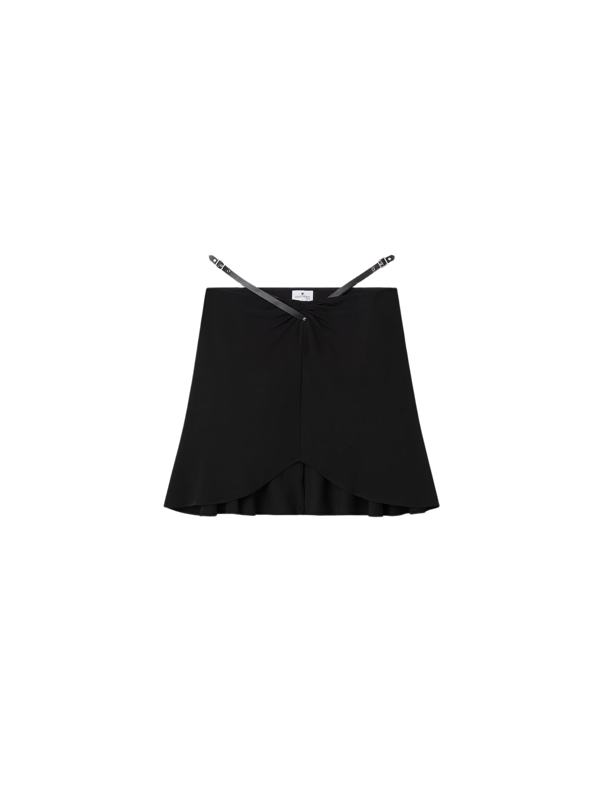 Jupe mini Slash Ellipse - Black