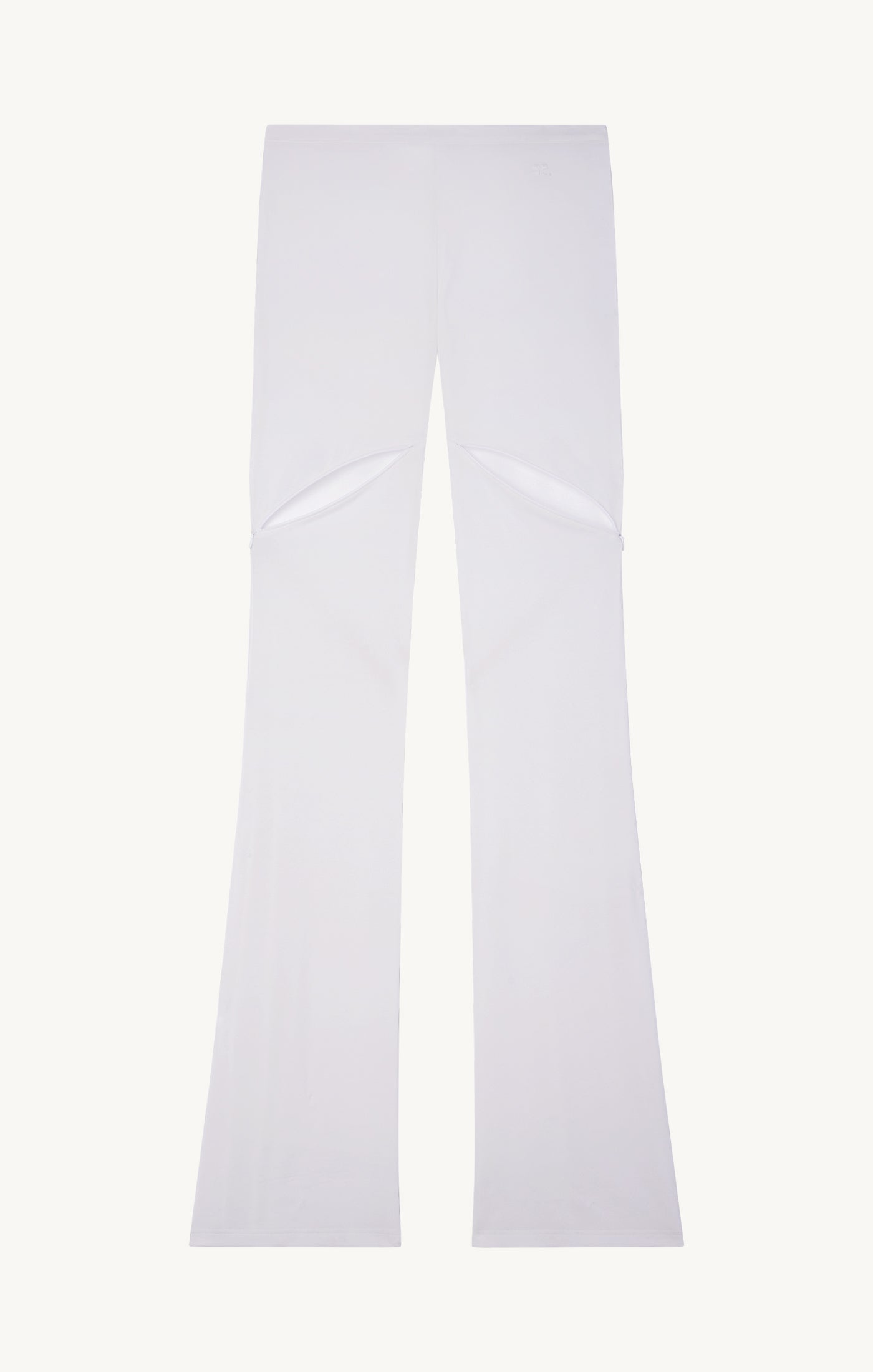ELLIPSE ZIPPED CREPE JERSEY BOOTCUT PANTS-34