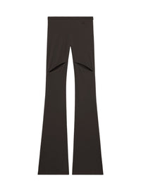 PRIX MARQUE : 120 / ELLIPSE ZIPPED CREPE JERSEY BOOTCUT PANTS-36
