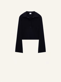 LONG SLEEVE COTTON POLO-S