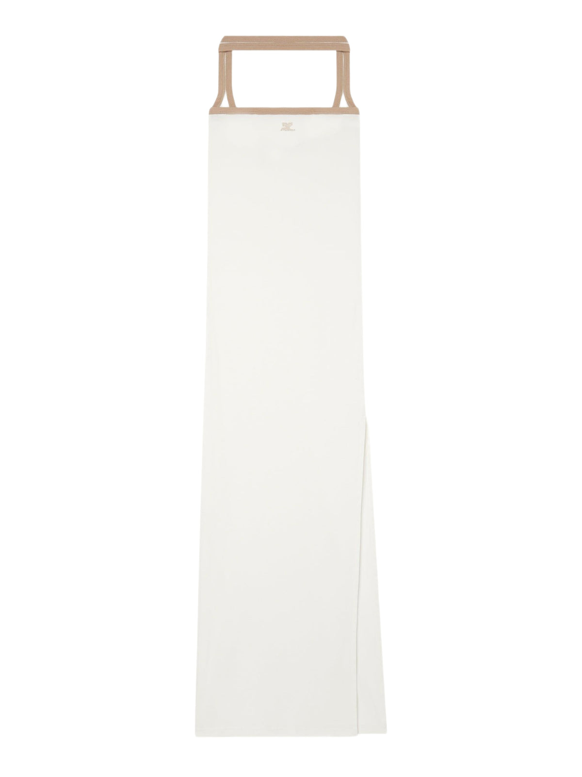 Robe bustier Hyperbole avec fente sur le côté - Heritage White & Sand