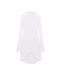 PRIX MARQUE : 210 / HIGH NECK CREPE JERSEY DRESS-S