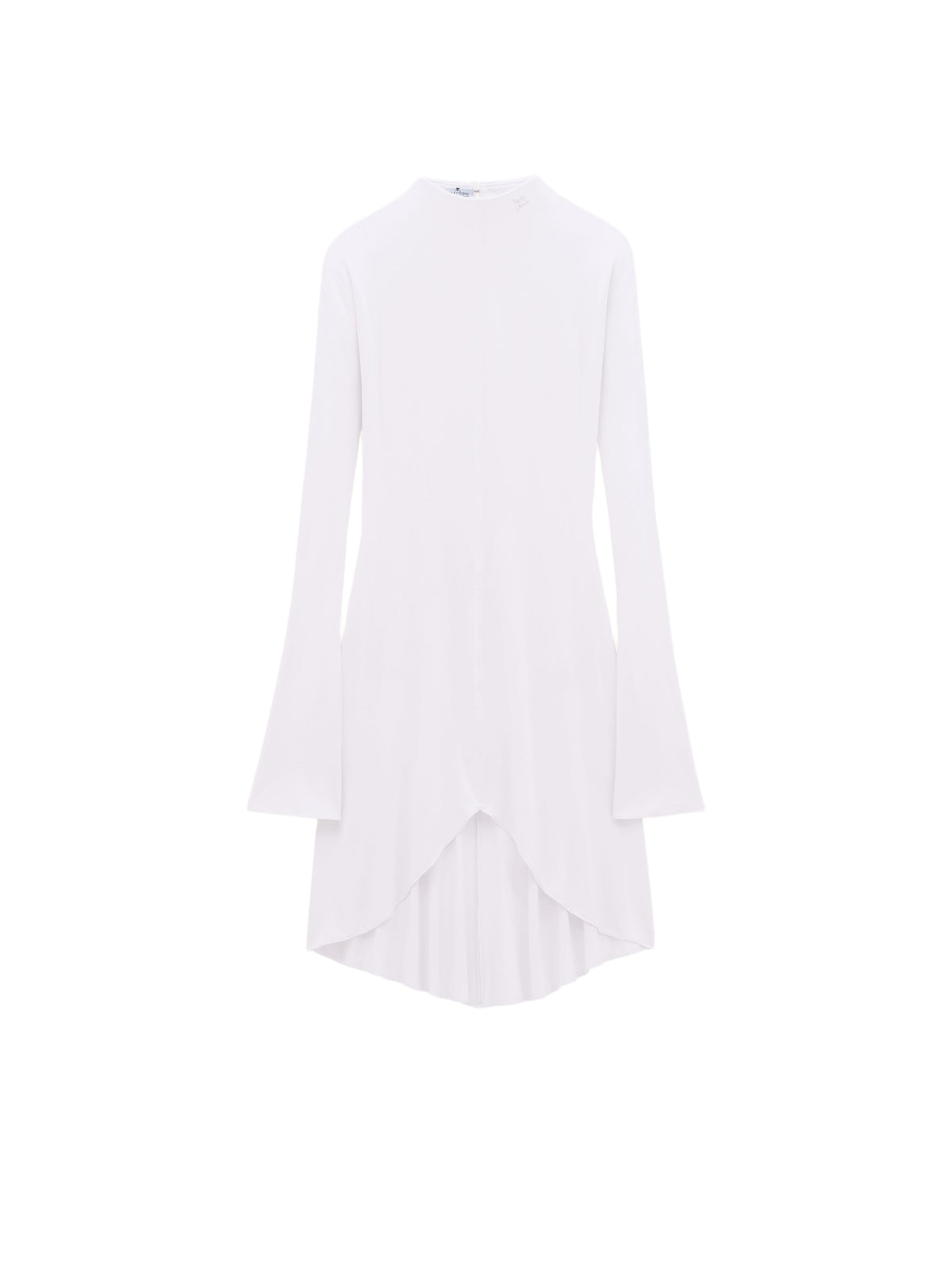 PRIX MARQUE : 210 / HIGH NECK CREPE JERSEY DRESS-S