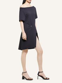 Robe col bateau - Black