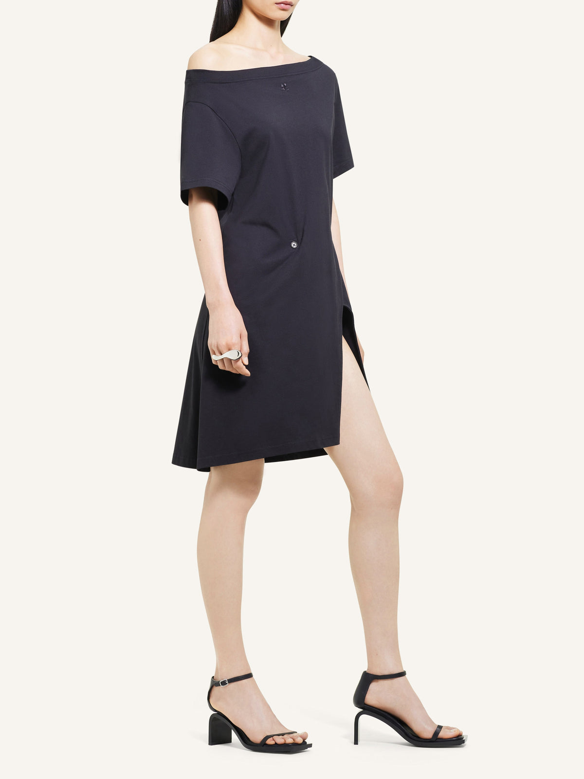Robe col bateau - Black