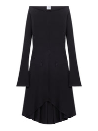 PRIX MARQUE : 250 / DROP ZIPPED CREPE JERSEY DRESS-36