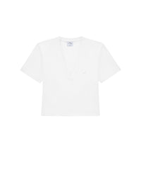 157pcs NEW / T-SHIRT COURT COL V - Heritage white
