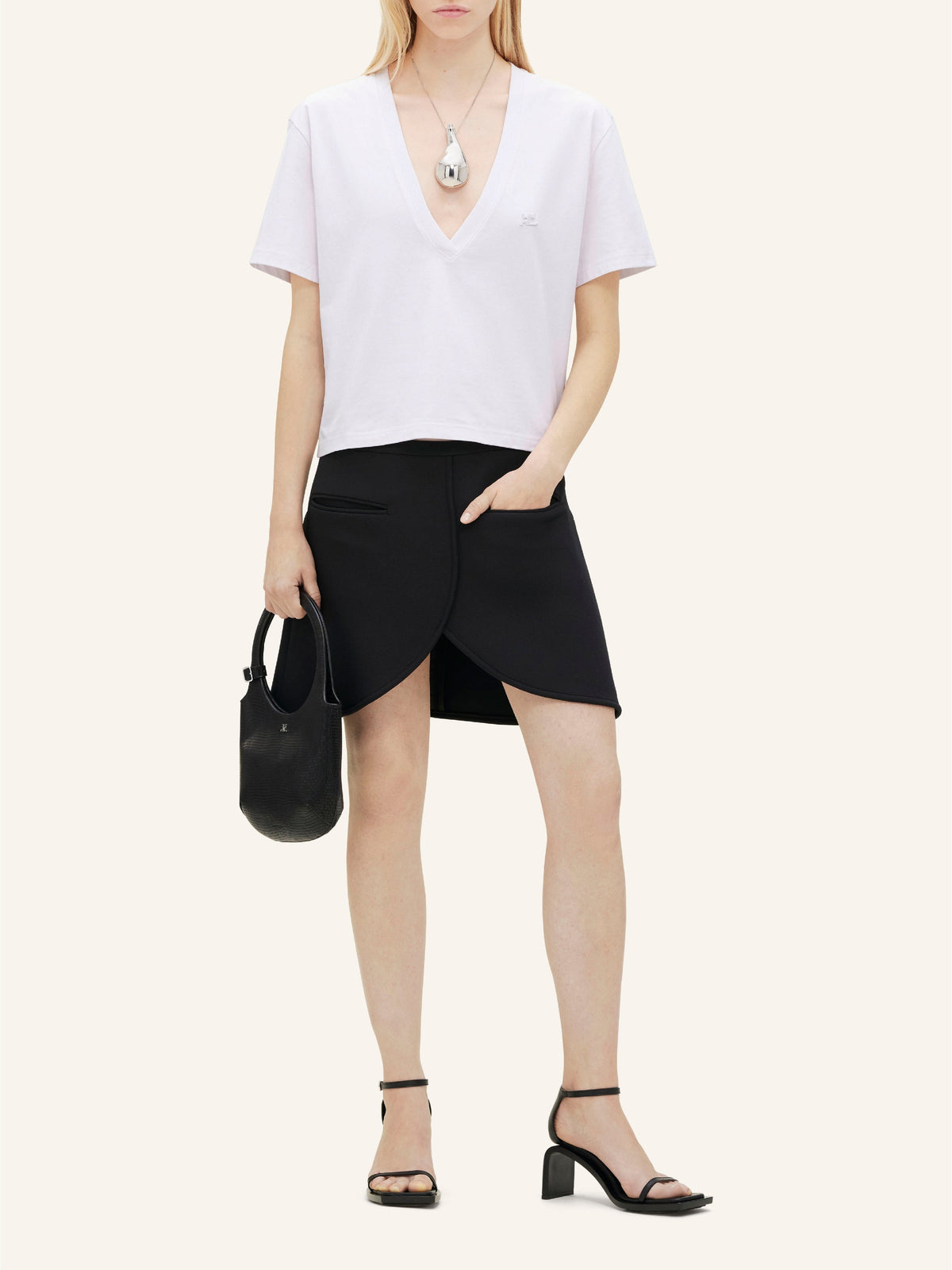 V NECK