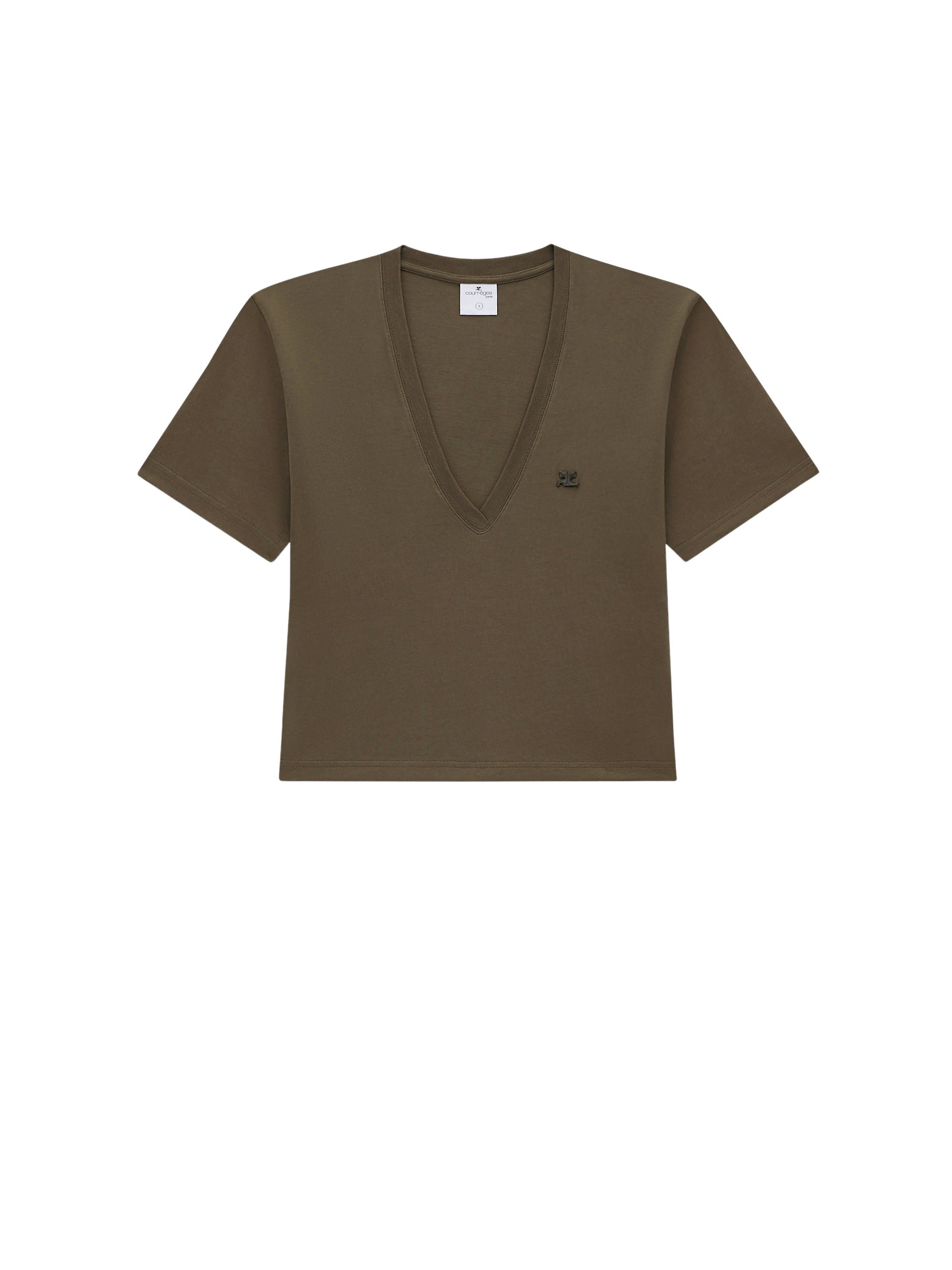 66pcs NEW / T-SHIRT COURT COL V - Camouflage Green