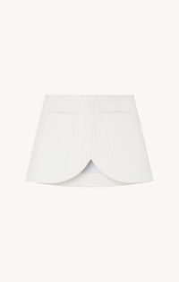 RADIANT LEATHER MINI SKIRT-S