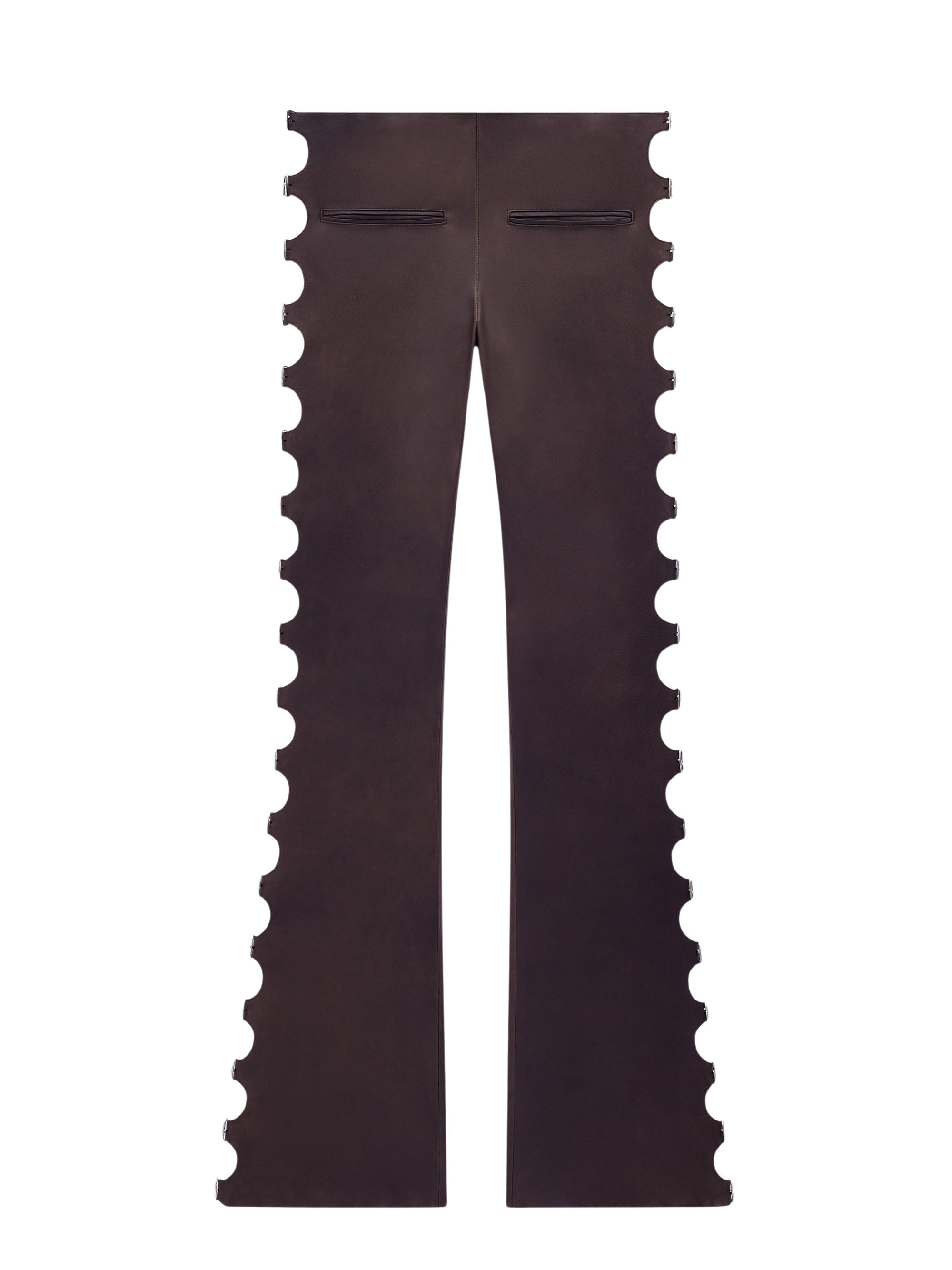 2pcs NEW / PANTALON BOOTCUT MULTI SANGLES EN CUIR - Bark