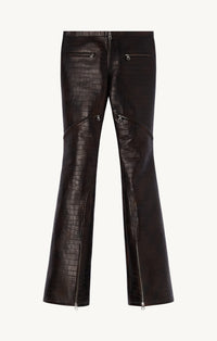 ELLIPSE ZIP CROCO STAMPED