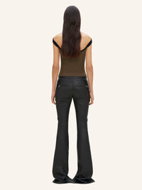 ELLIPSE ZIPPED LEATHER
