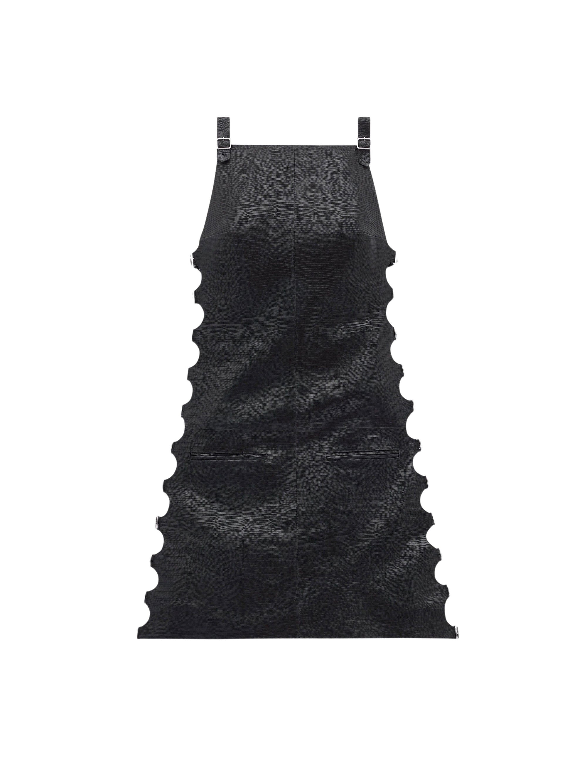 6pcs NEW / MINI ROBE MULTI SANGLES EMBOSSAGE TÉJUS  - Black