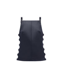 1pcs NEW / TOP MULTI SANGLES EN CUIR - Black