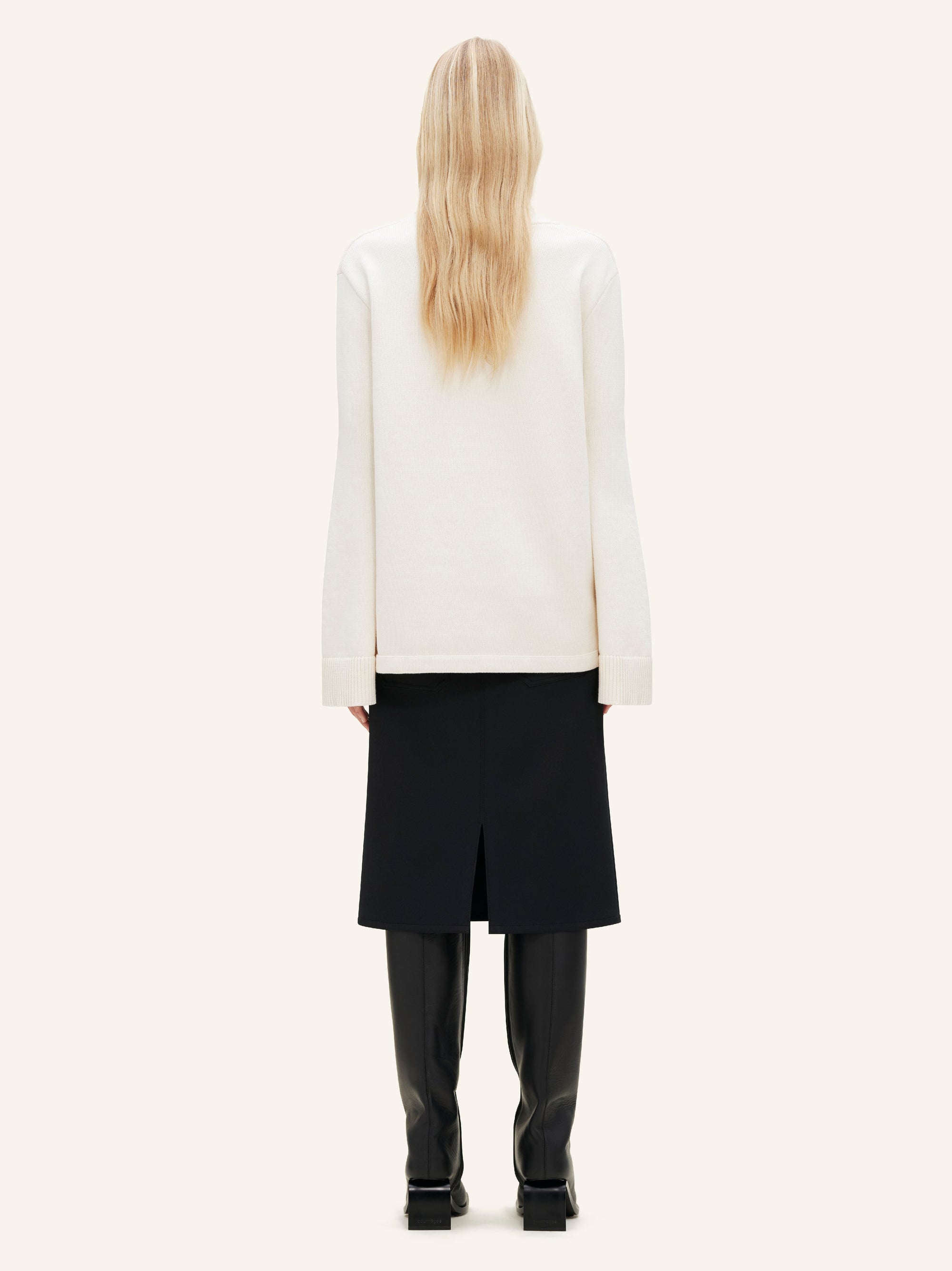23pcs NEW / CARDIGAN EN COTON - Écru
