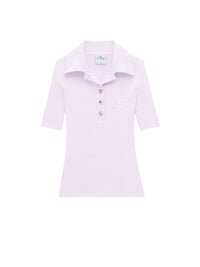 143pcs NEW / POLO SIGNATURE EN MAILLE CÔTELÉE - Mist