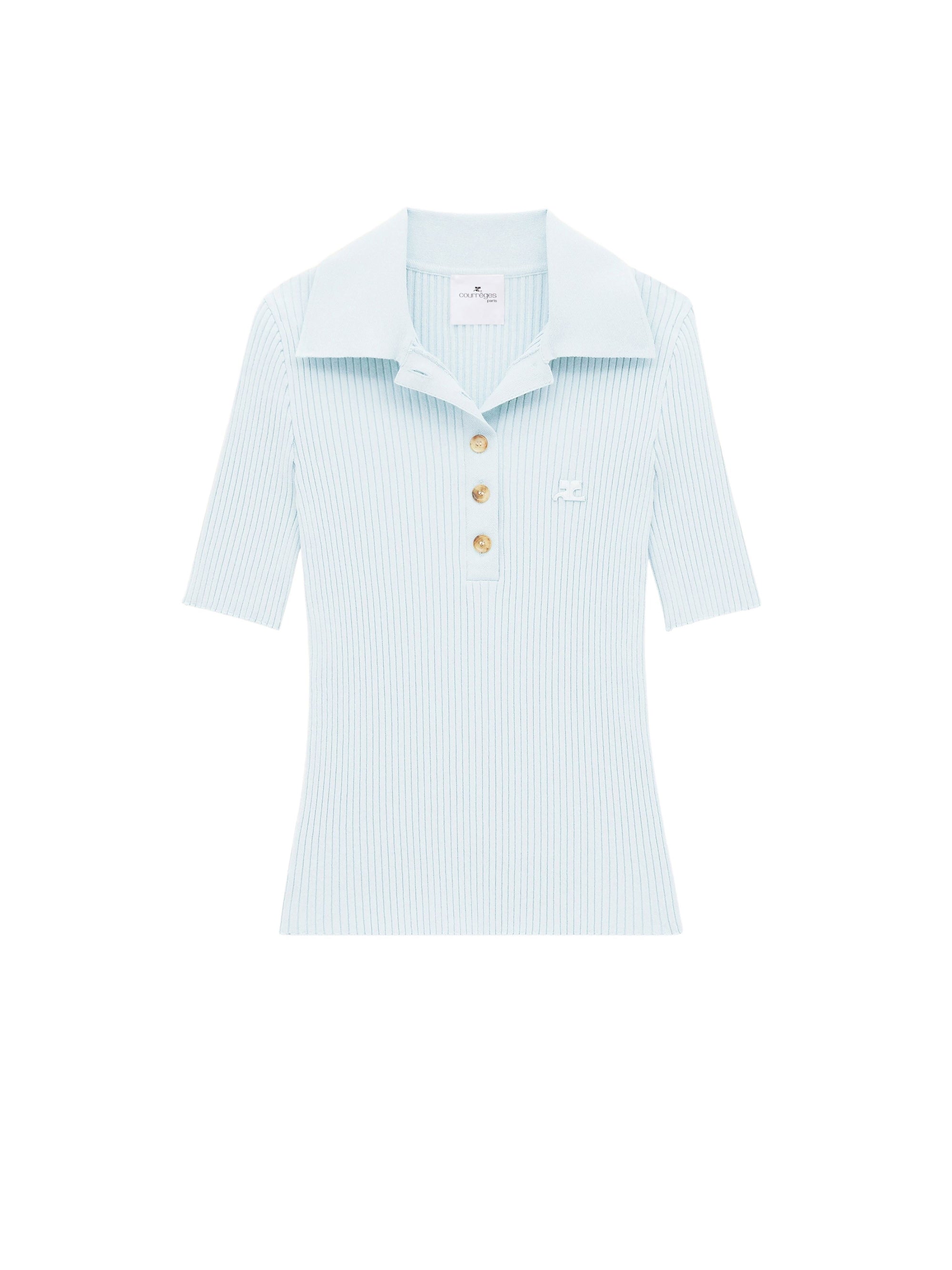 70pcs NEW / POLO SIGNATURE EN MAILLE CÔTELÉE - Iceberg
