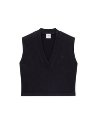 Pull court sans manches - Black