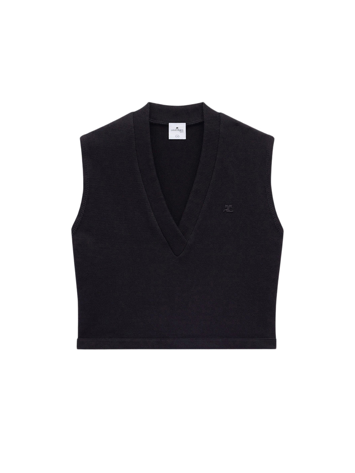 Pull court sans manches - Black